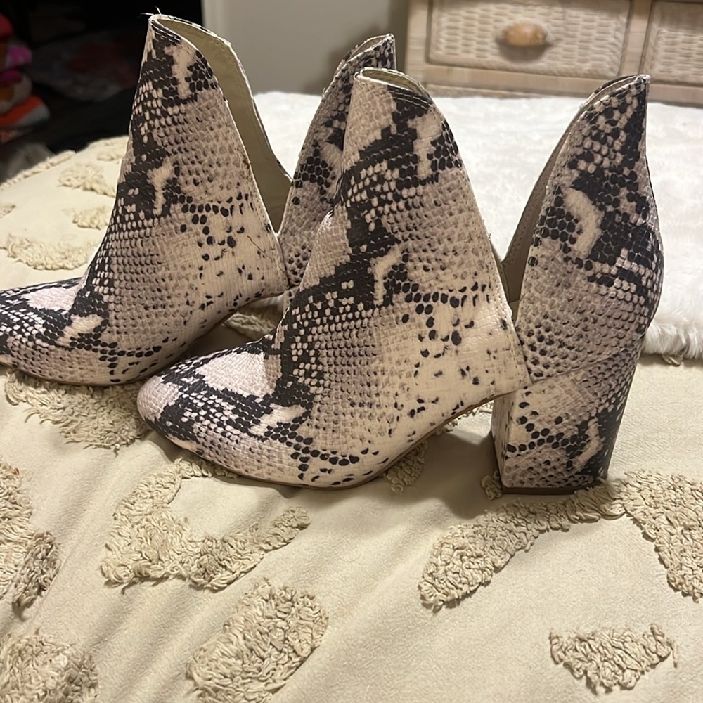 Steve Madden Snake Print Ankle Bootie - image 4